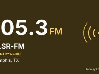KLSR-FM 105.3 FM, Memphis, TX