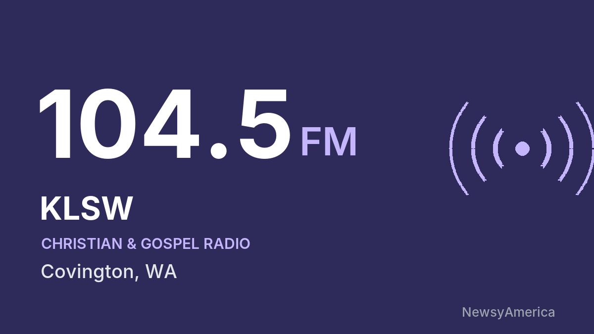 KLSW 104.5 FM – Covington