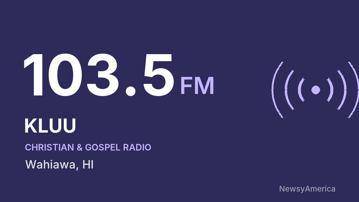 KLUU 103.5 FM – Wahiawa