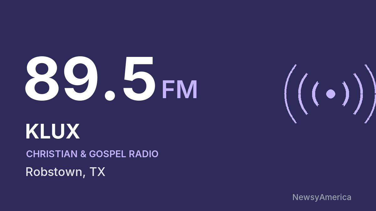 KLUX 89.5 FM – Robstown