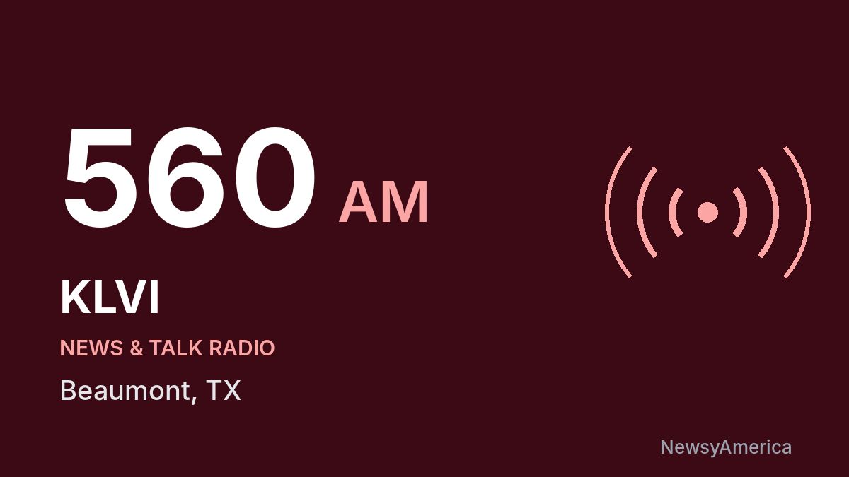 KLVI 560 AM – Beaumont