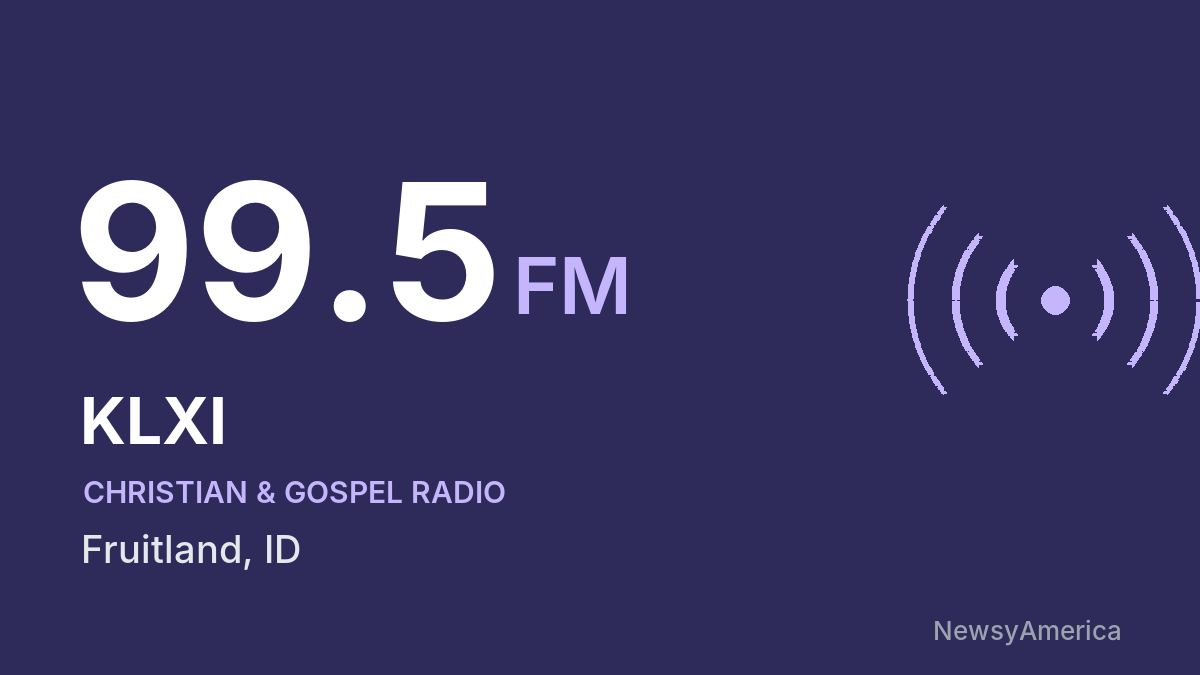 KLXI 99.5 FM – Fruitland