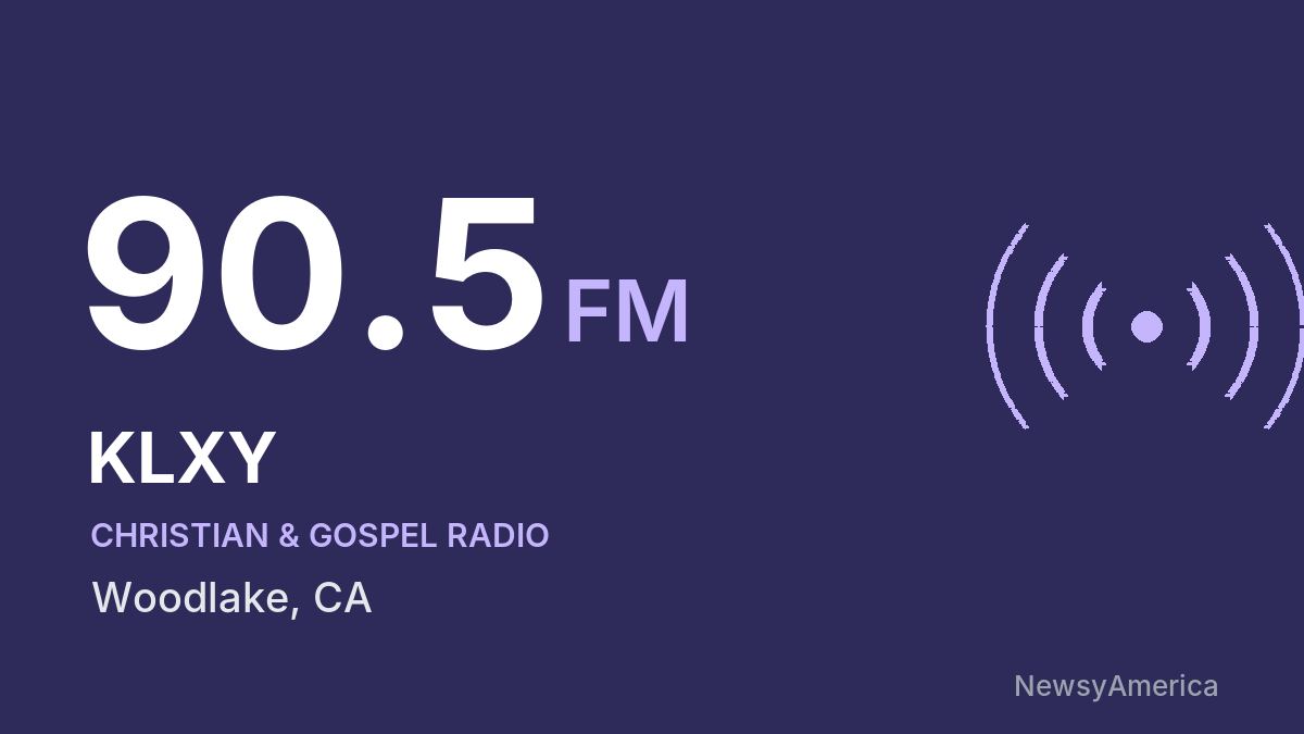 KLXY 90.5 FM – Woodlake
