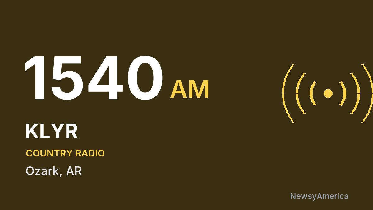 KLYR 1540 AM – Ozark