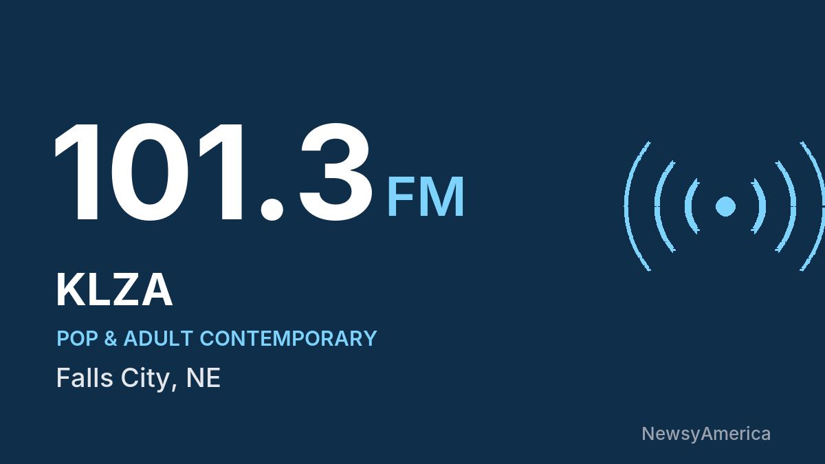 KLZA 101.3 FM – Falls City