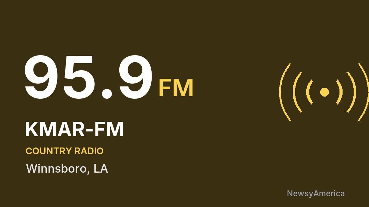 KMAR-FM 95.9 FM – Winnsboro