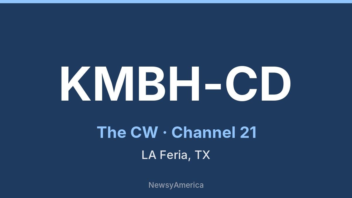 KMBH-CD – The CW 21 Harlingen