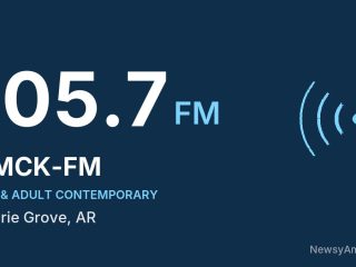 KMCK-FM 105.7 FM, Prairie Grove, AR