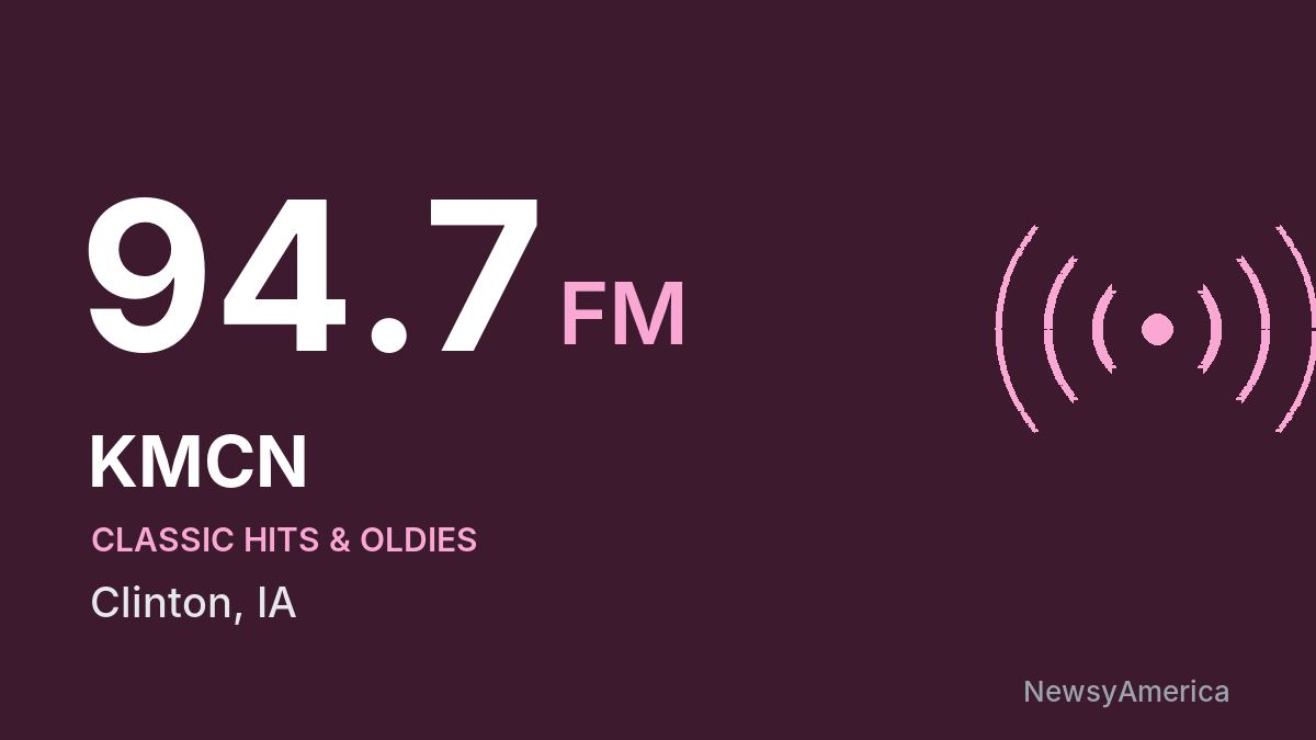 KMCN 94.7 FM – Clinton