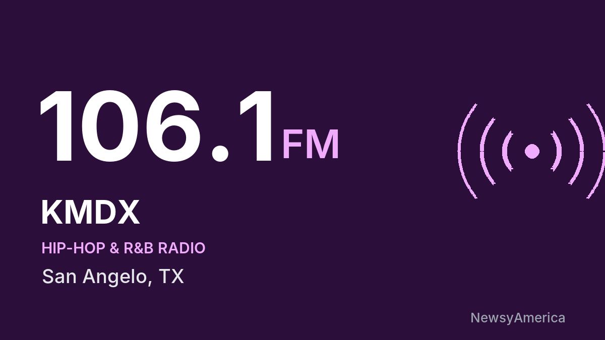 KMDX 106.1 FM – San Angelo