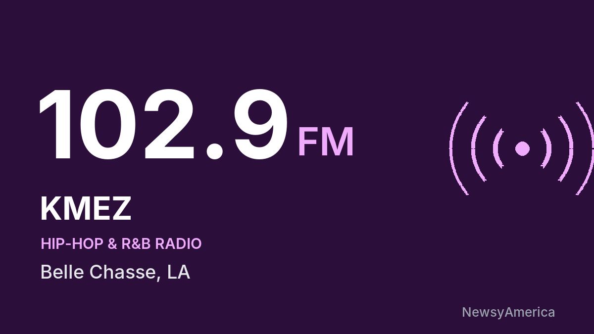 KMEZ 102.9 FM – Belle Chasse