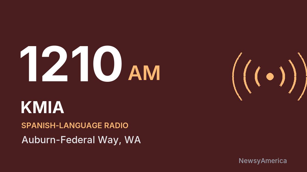 KMIA 1210 AM – Auburn-Federal Way