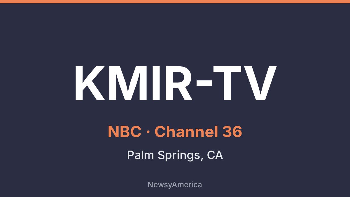 KMIR-TV – NBC 36 Palm Springs