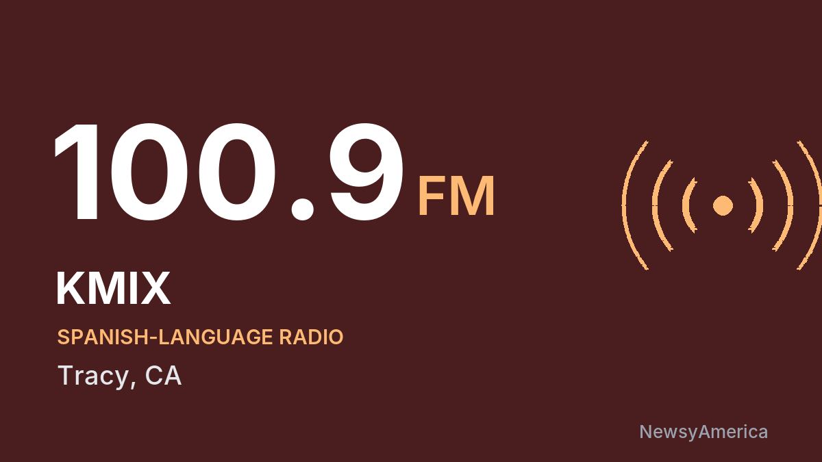 KMIX 100.9 FM – Tracy
