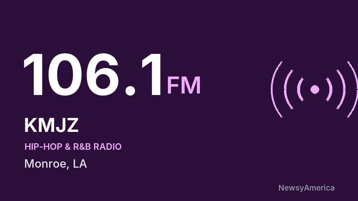 KMJZ 106.1 FM – Monroe