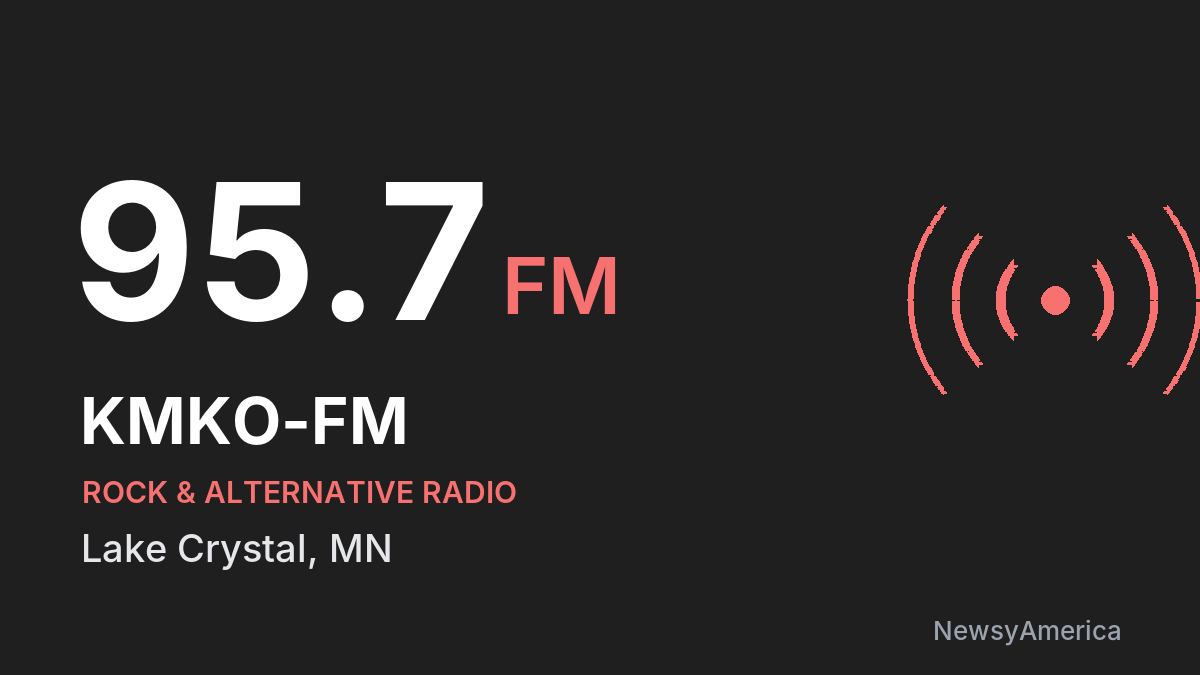 KMKO-FM 95.7 FM – Lake Crystal
