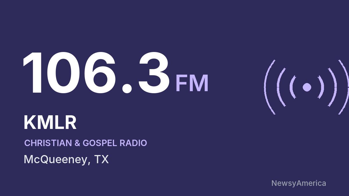 KMLR 106.3 FM – McQueeney