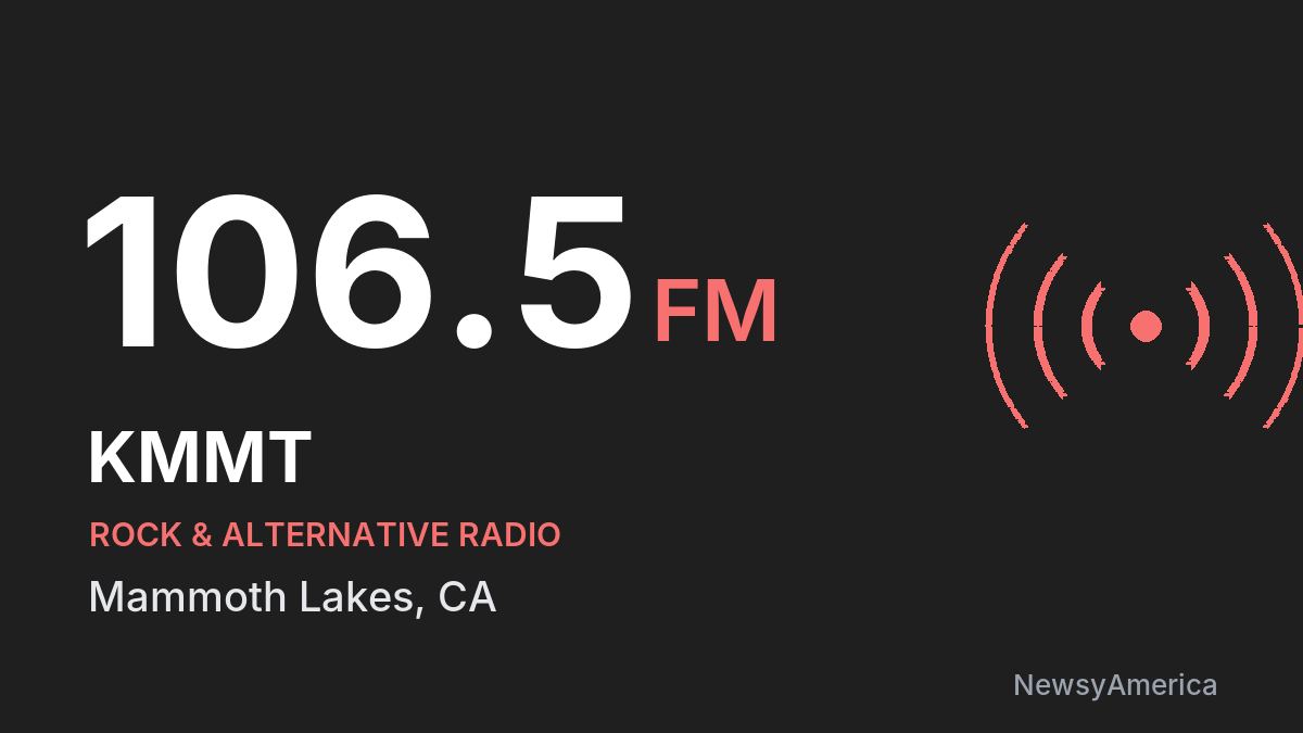KMMT 106.5 FM – Mammoth Lakes
