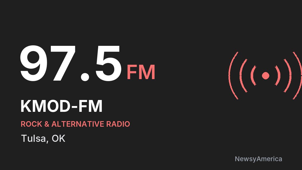 KMOD-FM 97.5 FM – Tulsa