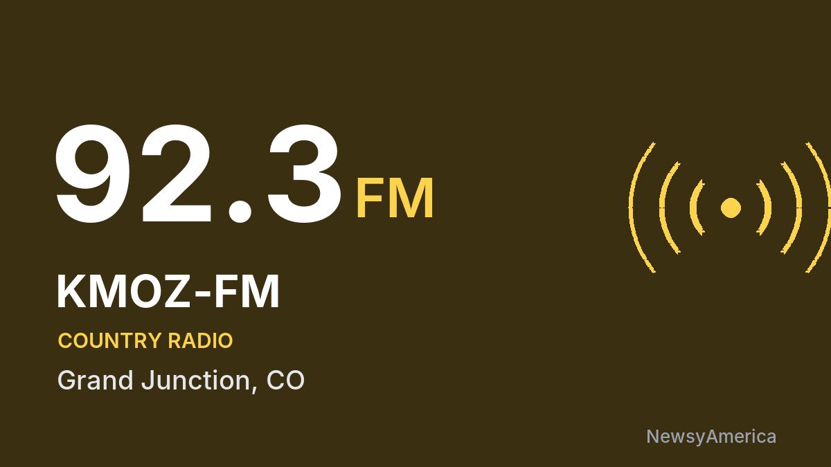 KMOZ-FM 92.3 FM – Grand Junction