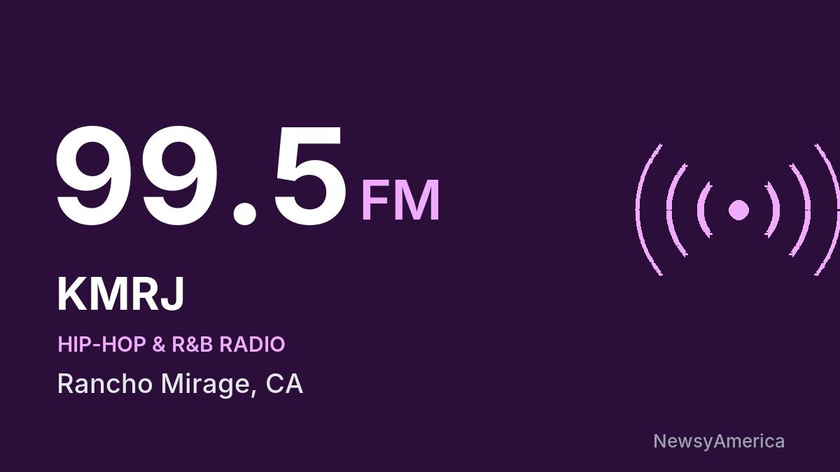 KMRJ 99.5 FM – Rancho Mirage
