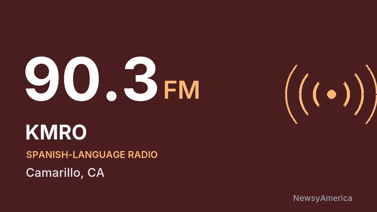 KMRO 90.3 FM – Camarillo