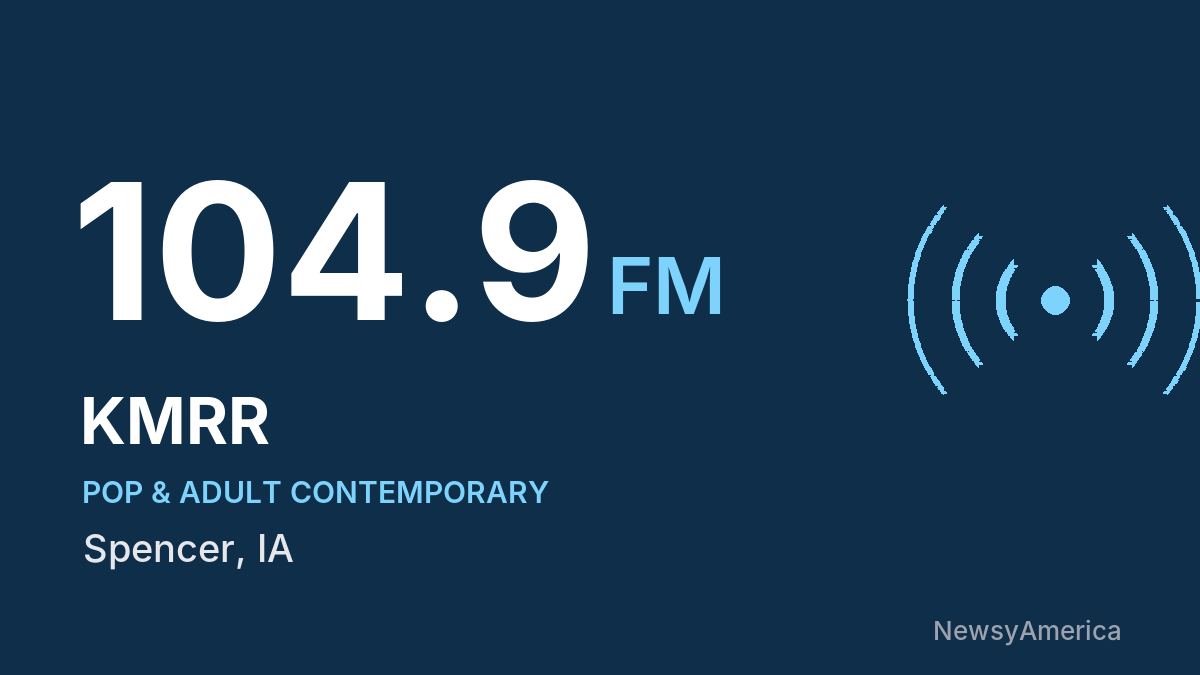 KMRR 104.9 FM – Spencer