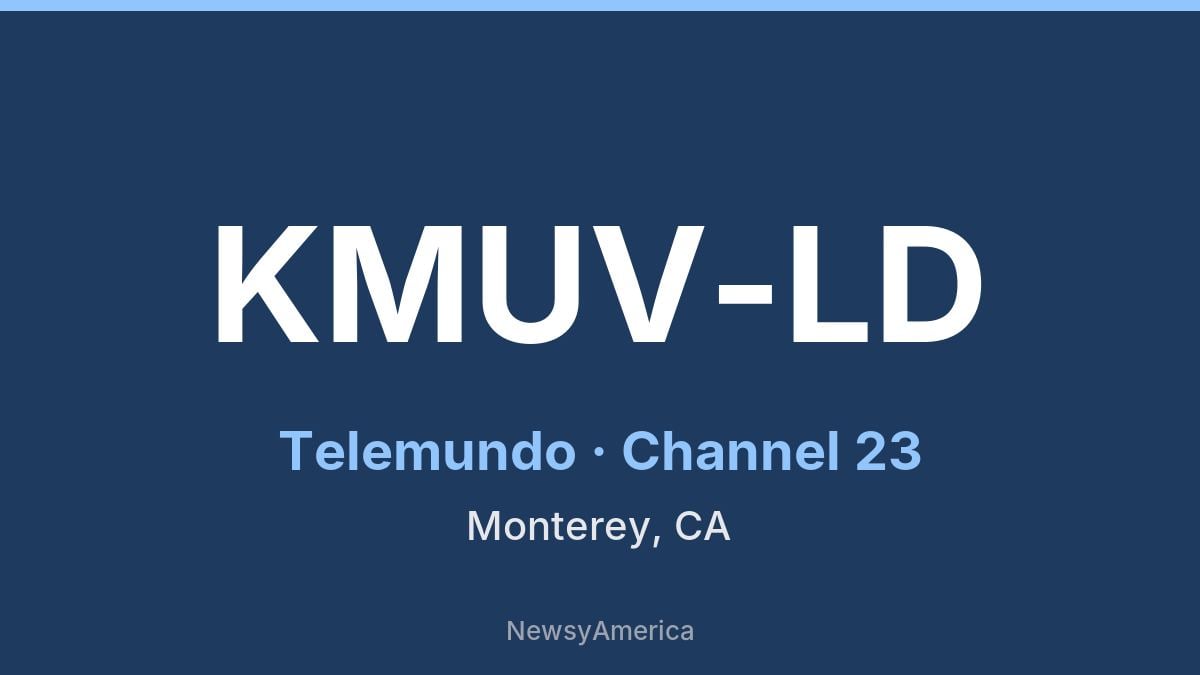 KMUV-LD – Telemundo 23 Monterey