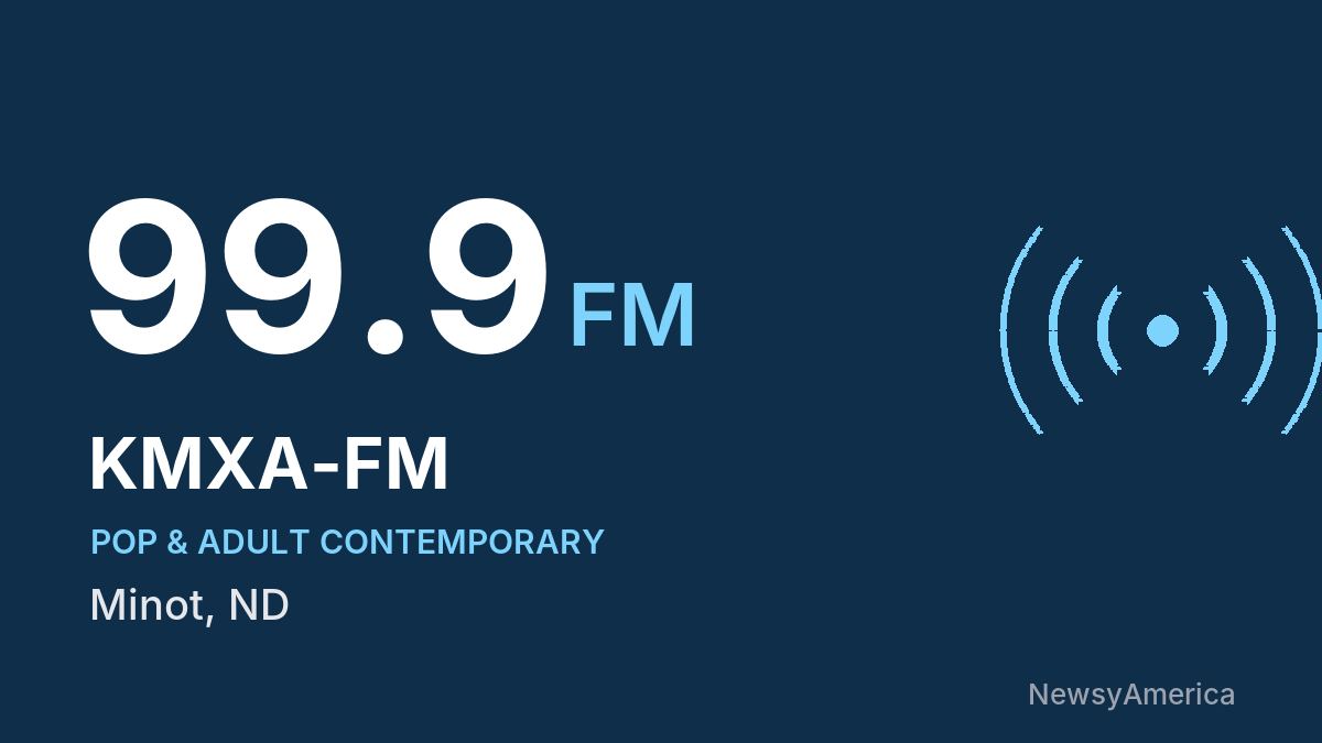 KMXA-FM 99.9 FM – Minot