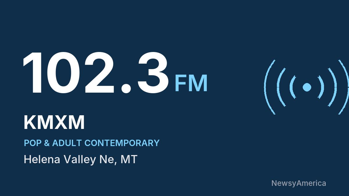 KMXM 102.3 FM – Helena Valley Ne