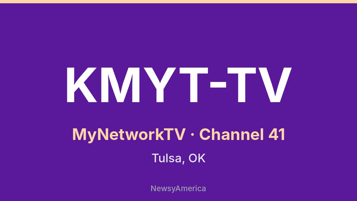 KMYT-TV – MyNetworkTV 41 Tulsa