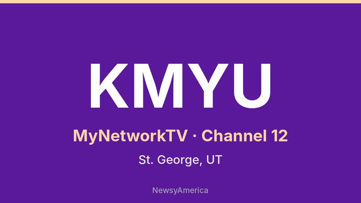 KMYU – MyNetworkTV 12 Salt Lake City