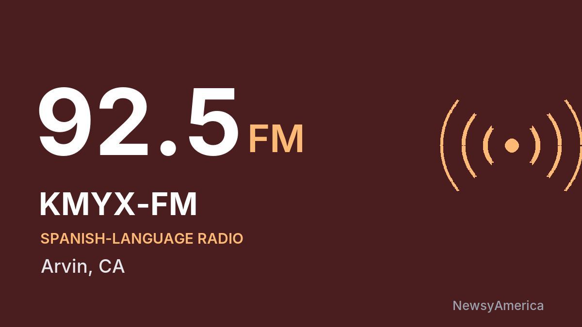 KMYX-FM 92.5 FM – Arvin