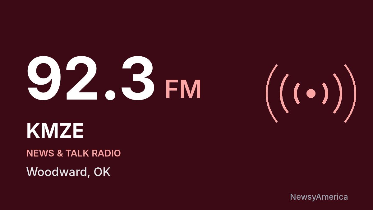 KMZE 92.3 FM – Woodward