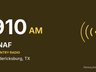 KNAF 910 AM, Fredericksburg, TX