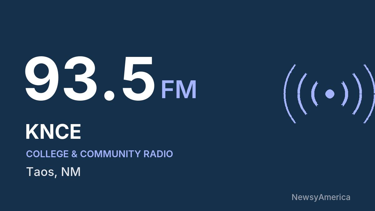 KNCE 93.5 FM – Taos