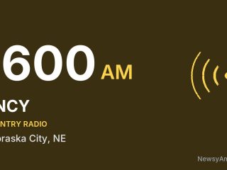 KNCY 1600 AM, Nebraska City, NE