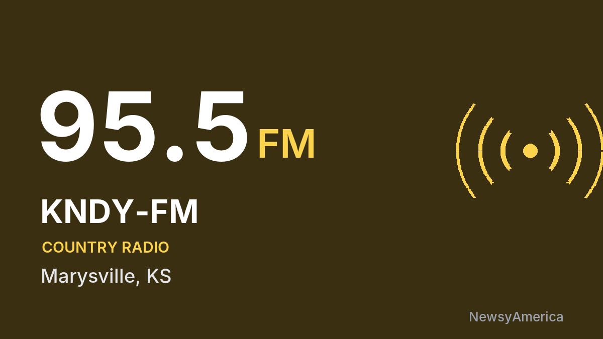 KNDY-FM 95.5 FM – Marysville