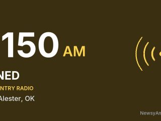 KNED 1150 AM, McAlester, OK