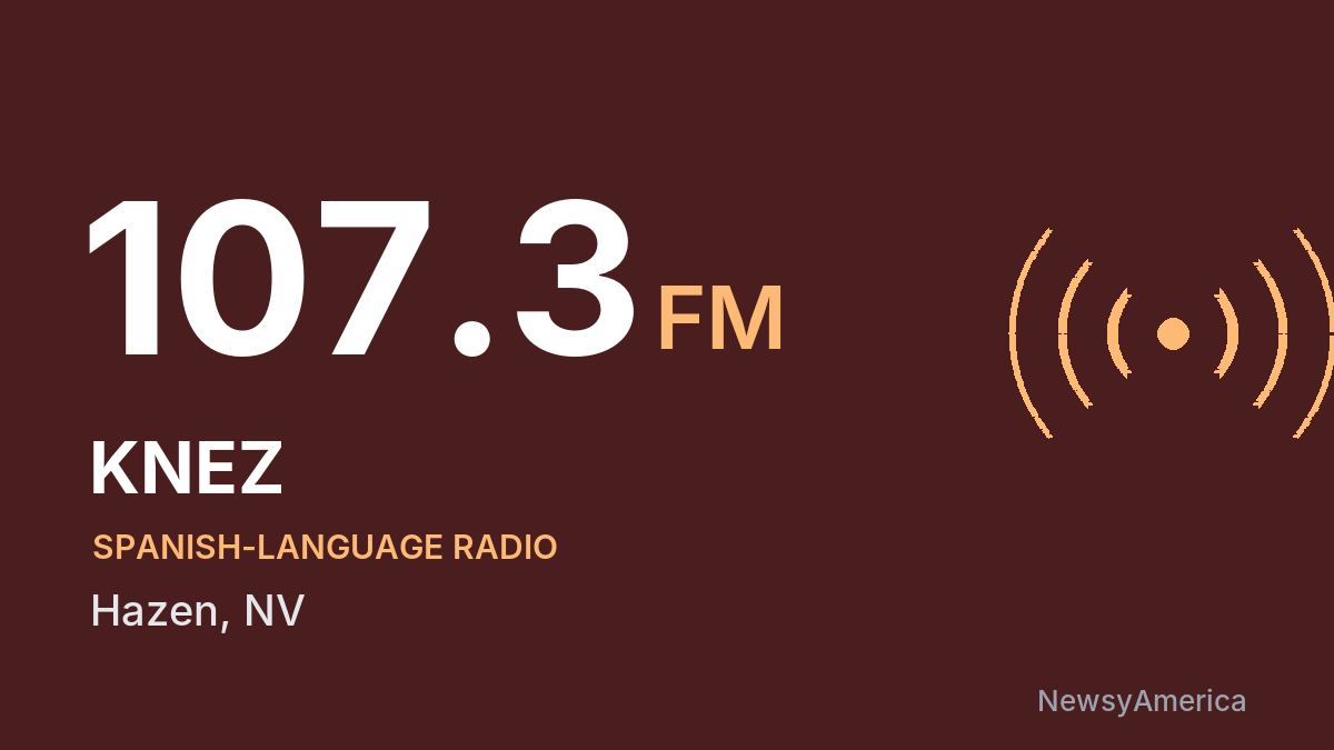 KNEZ 107.3 FM – Hazen