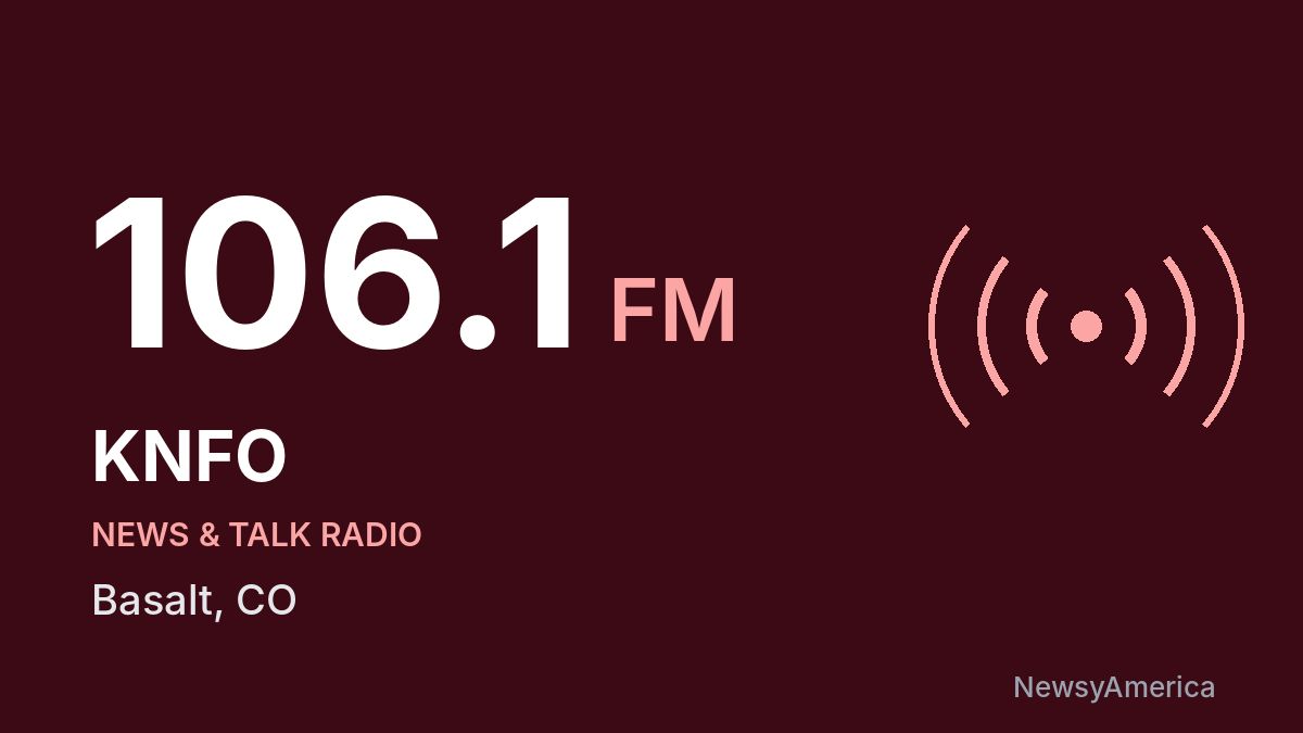 KNFO 106.1 FM – Basalt
