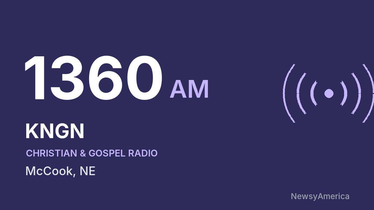 KNGN 1360 AM – McCook