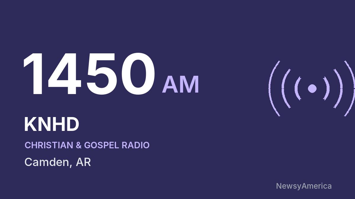 KNHD 1450 AM – Camden