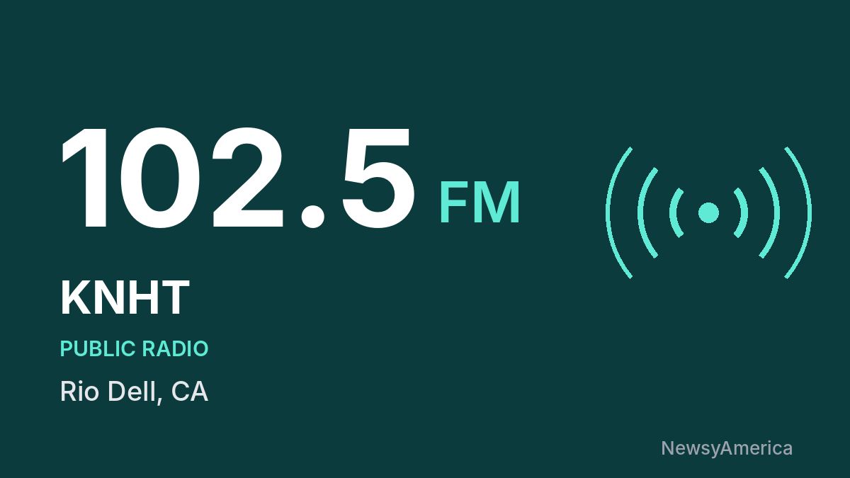KNHT 102.5 FM – Rio Dell