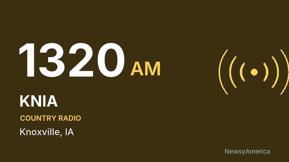 KNIA 1320 AM – Knoxville