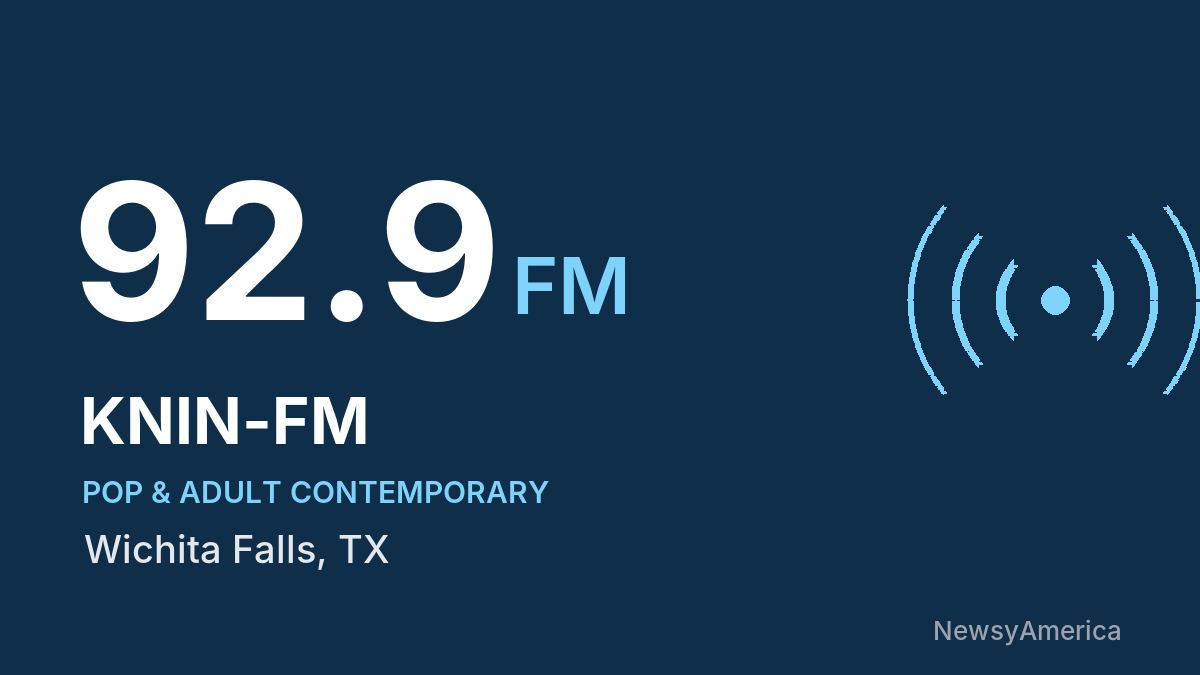KNIN-FM 92.9 FM – Wichita Falls