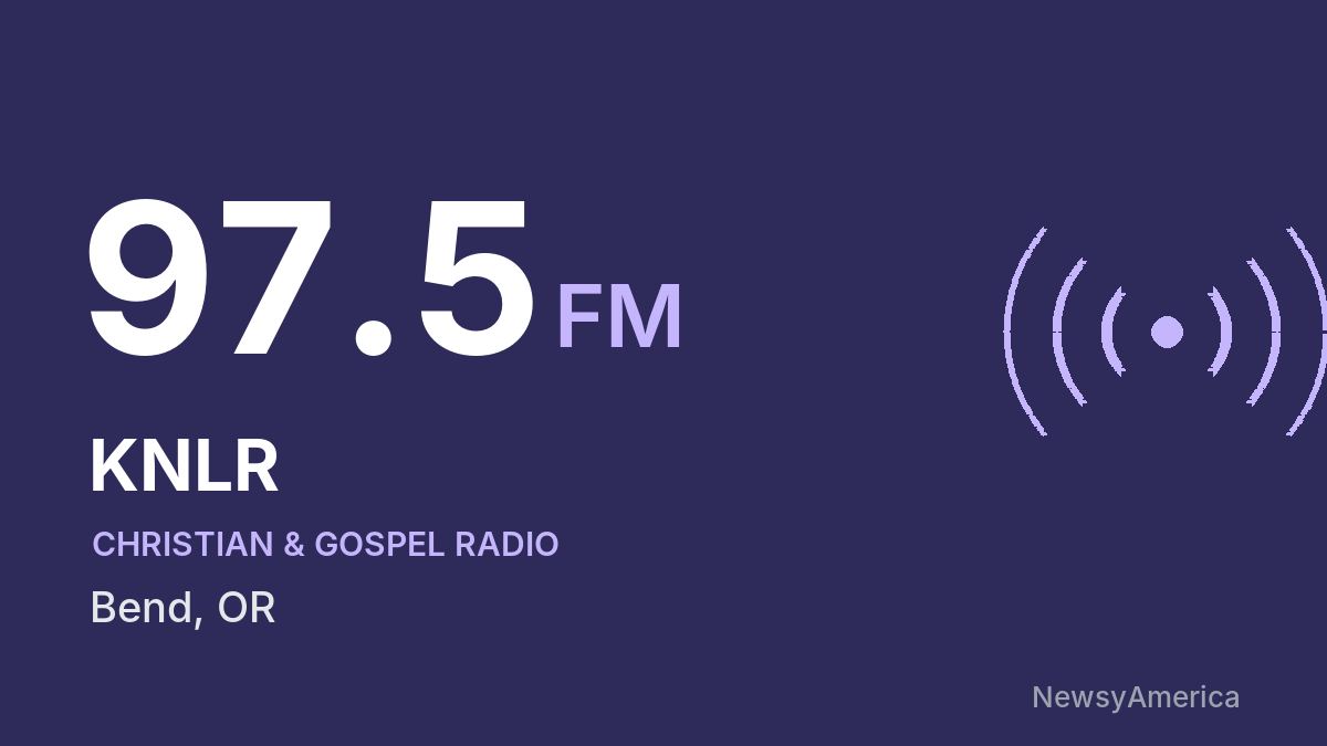 KNLR 97.5 FM – Bend