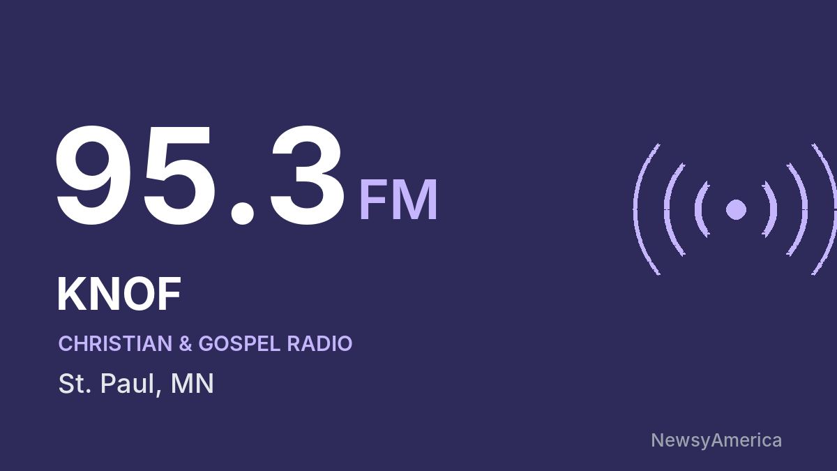 KNOF 95.3 FM – St. Paul