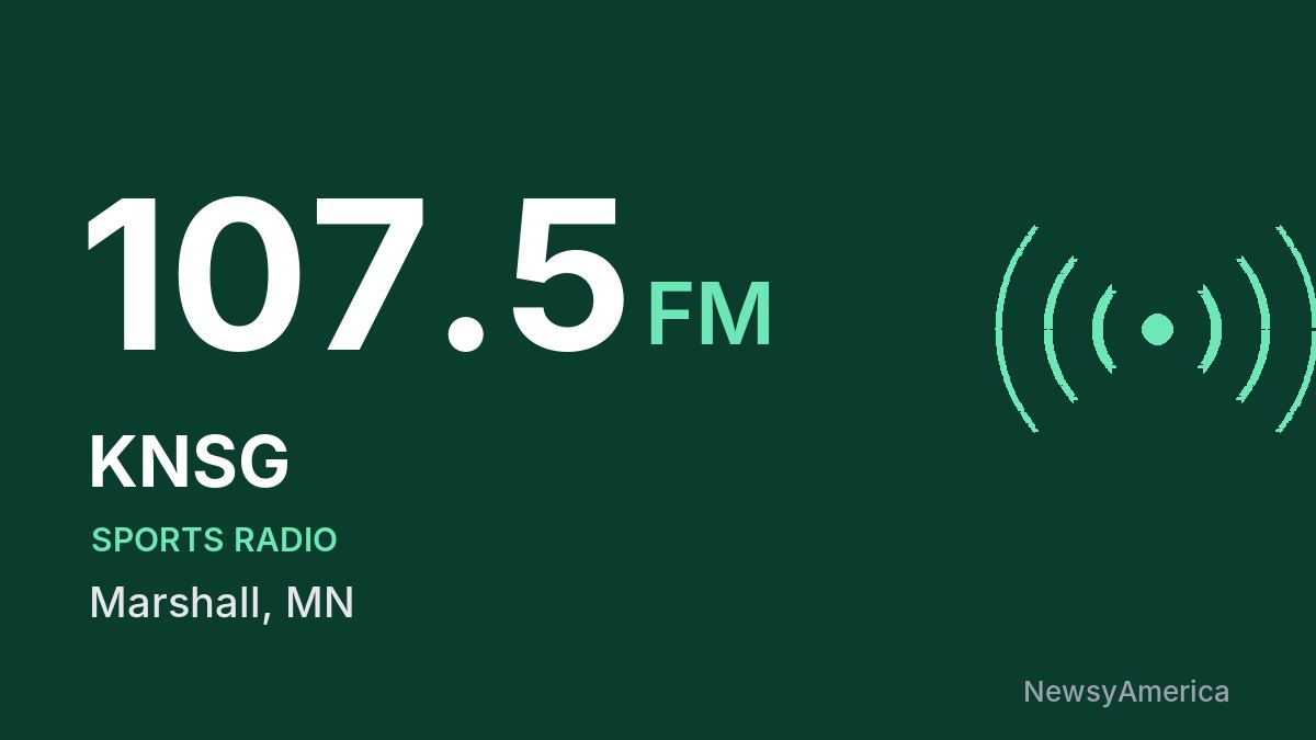 KNSG 107.5 FM – Marshall