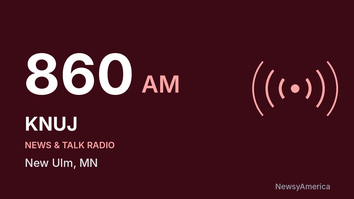 KNUJ 860 AM – New Ulm